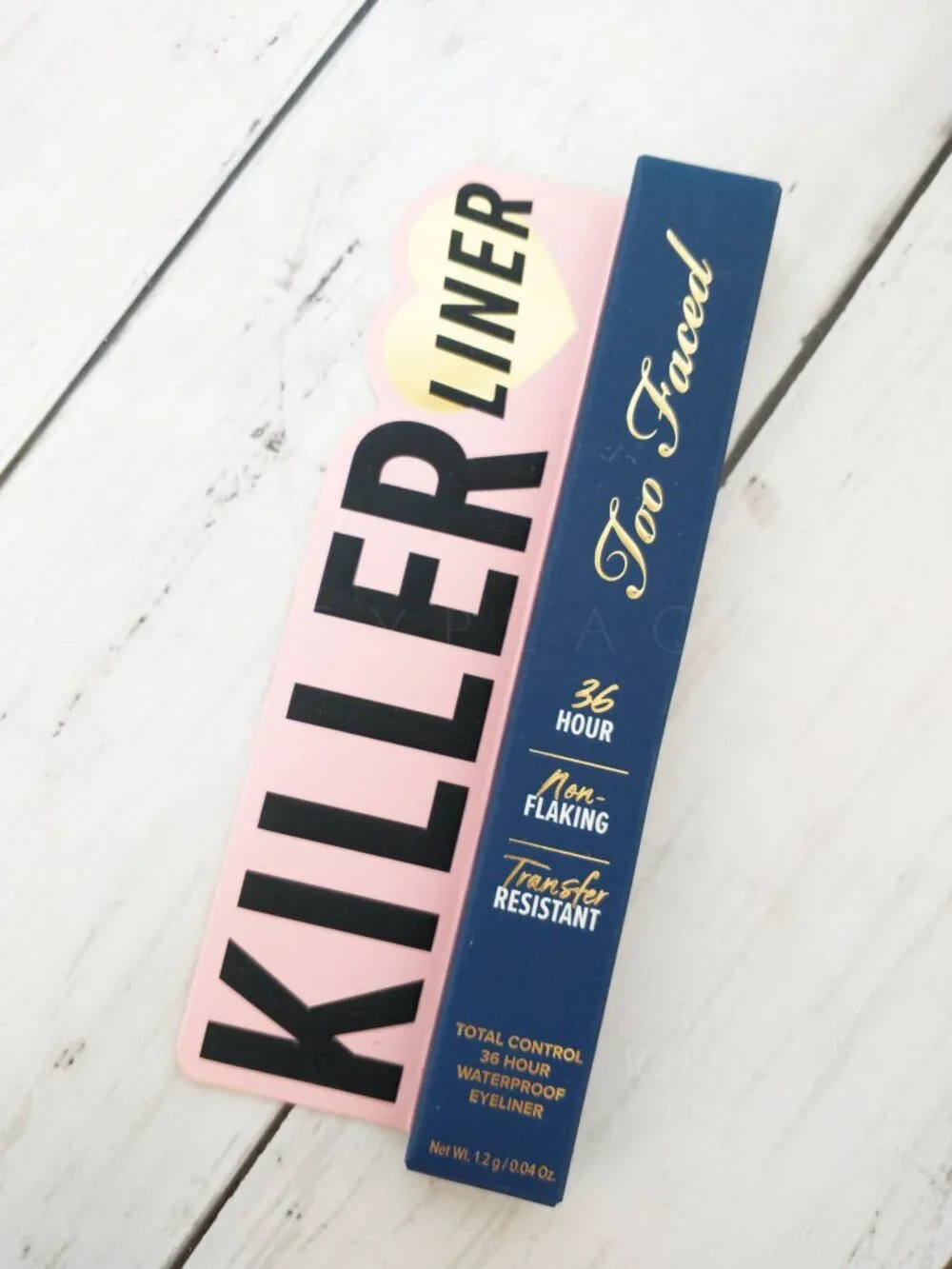 Too Faced Killer Liner 36HR Eyeliner Killer Sapphire New Waterproof Gel Pencil